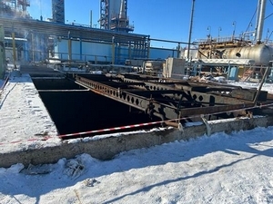 Ремонт металлоконструкций нефтеловушки на НПЗ АО «Конденсат»: